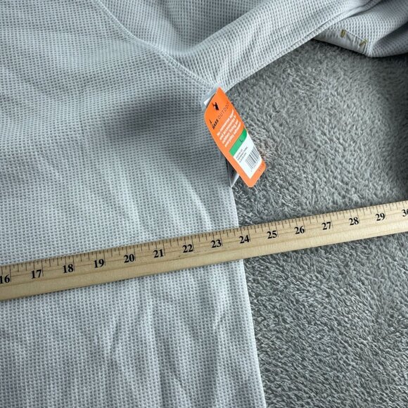 Bass Outdoor Glacier Gray Performance Thermal Long Sleeve Shirt L NWT 5642 - Picture 9 of 11